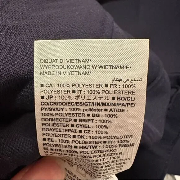 NWT 6 Petite GAP Easy Wide Leg Pants Trouser Women Navy Blue - Picture 8 of 11